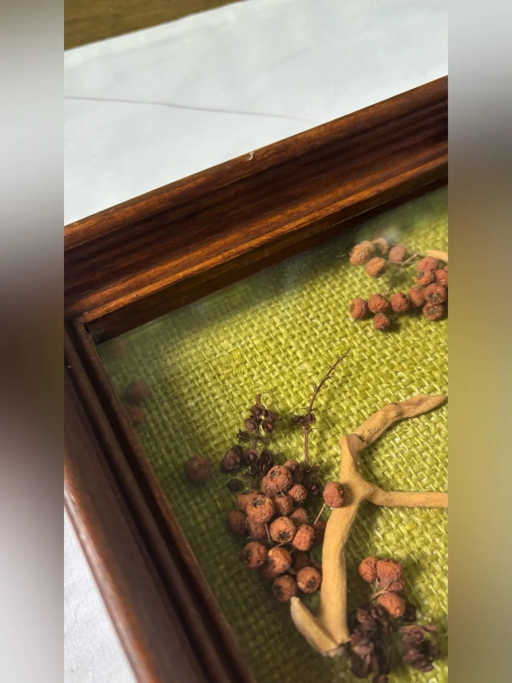 Vintage Wooden 1970’s Shadow Box (keep display or make your own) Folk Art